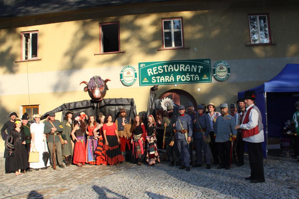 Hotel Restaurace A Penzion Stara Posta Bečov nad Teplou Exterior foto